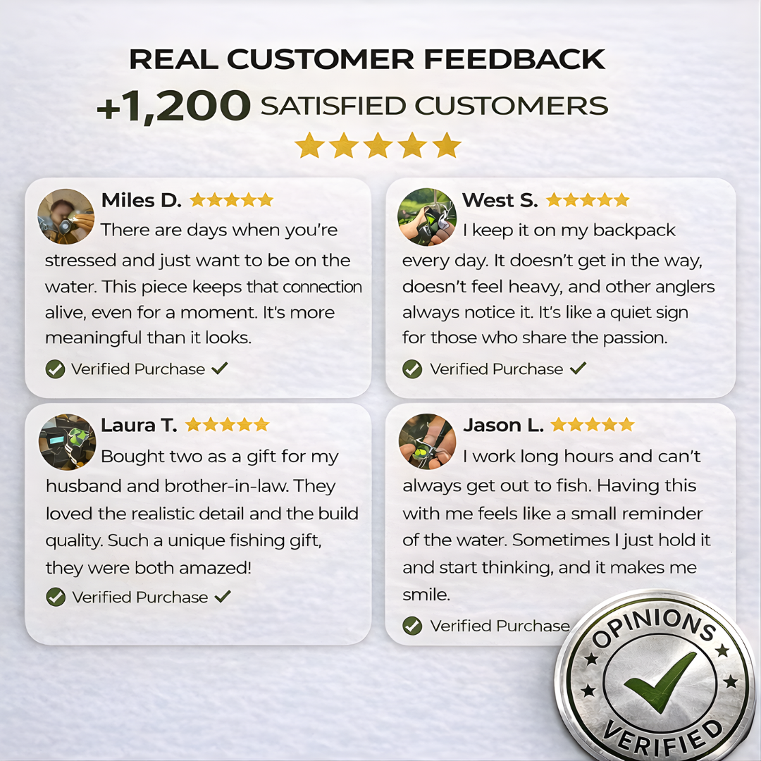 Colgante Carrete de Pesca