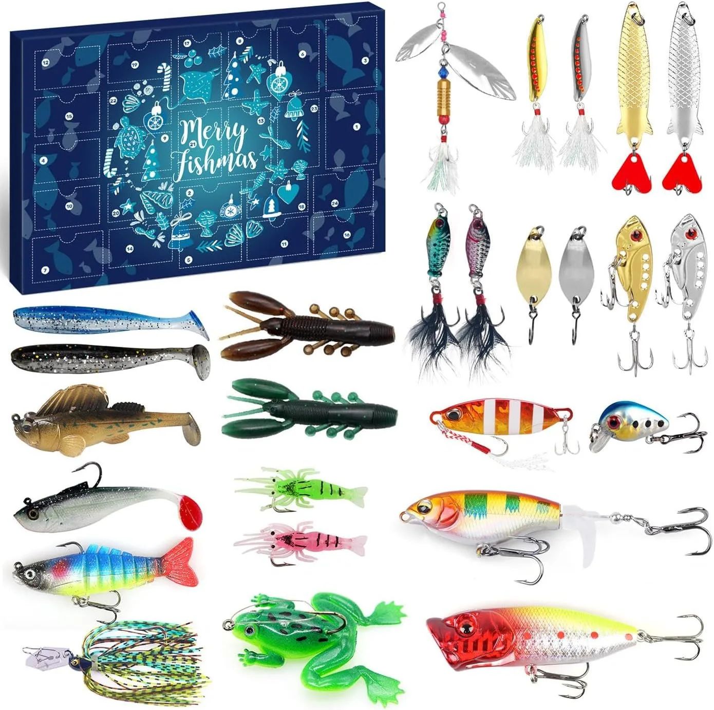 FISHING CALENDAR| 24 Fishing Lures