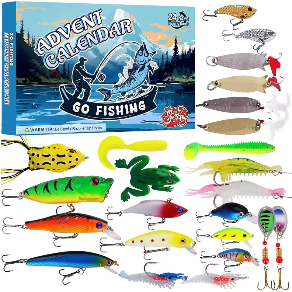 FISHING CALENDAR| 24 Fishing Lures